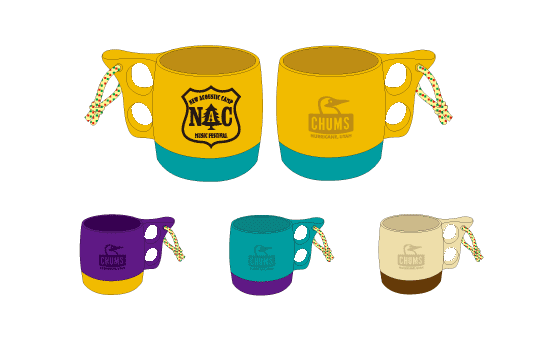 CHUMS × NAC<br />New Acoustic Camper Mug Cup