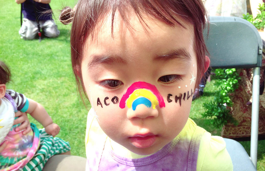 mon petit cocoのフェイスペイント＆ネイル