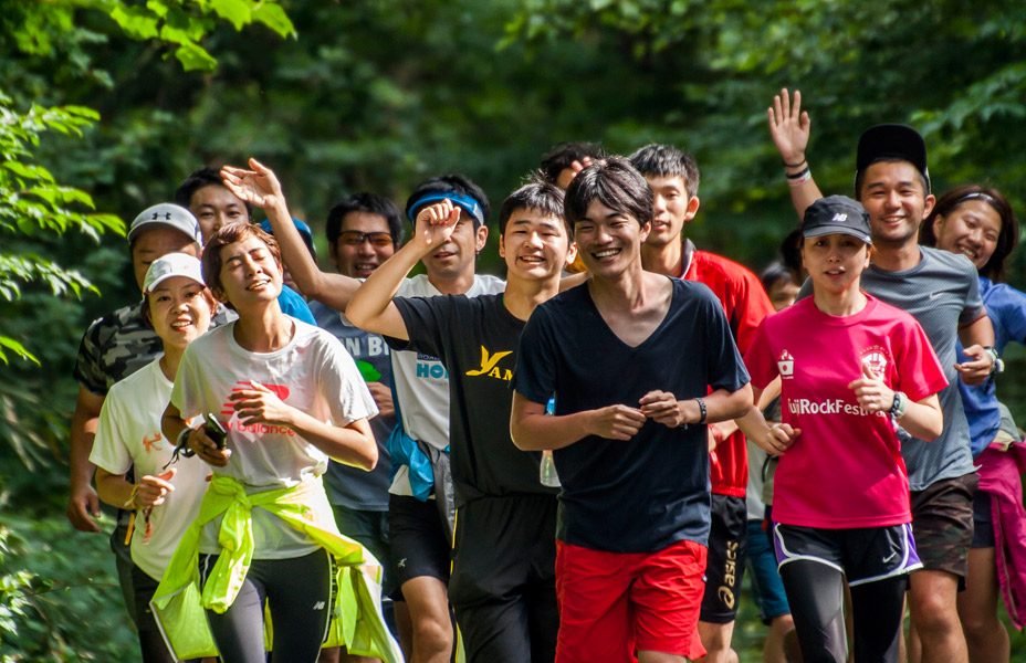 &MOSHのランニングステーション、マッサージ